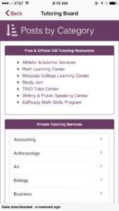 Tutoring Board