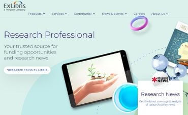 Research Professional web page asset